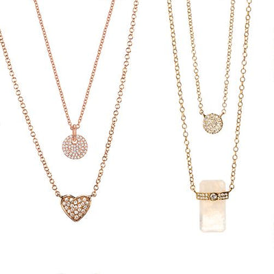 0.07 ctw Diamond Heart Necklace