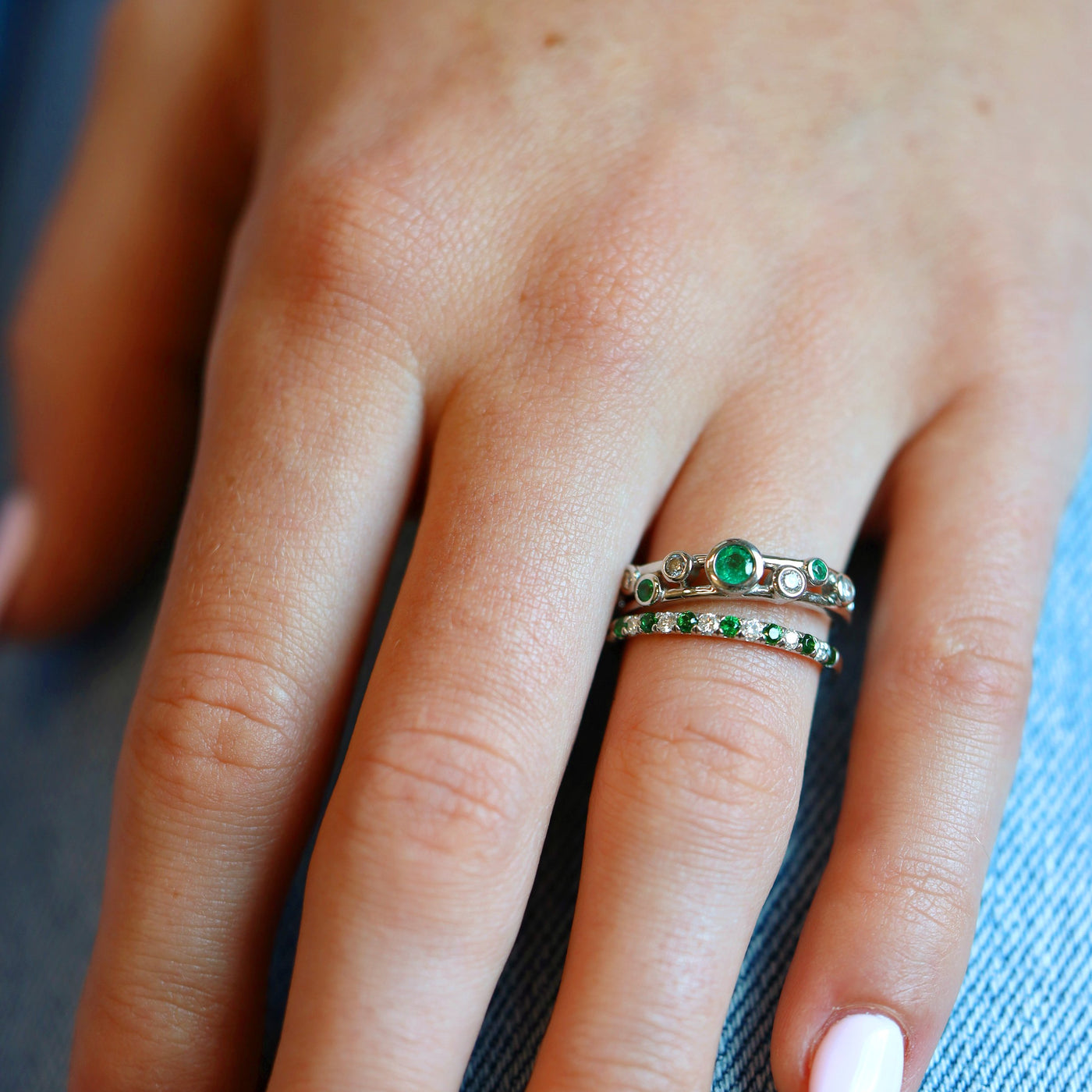 Emerald & Diamond Band