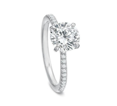 0.13 ctw Diamond Solitaire Engagement Ring