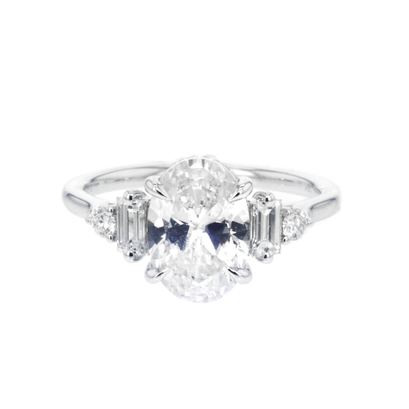 0.37 ctw Diamond Three-Stone Engagement Ring