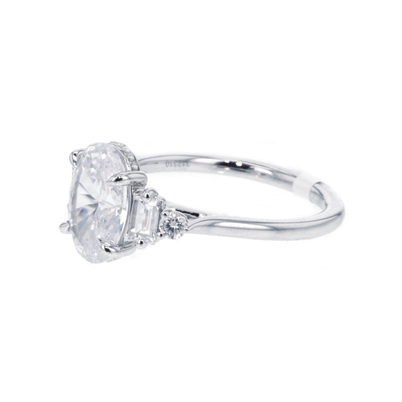 0.37 ctw Diamond Three-Stone Engagement Ring