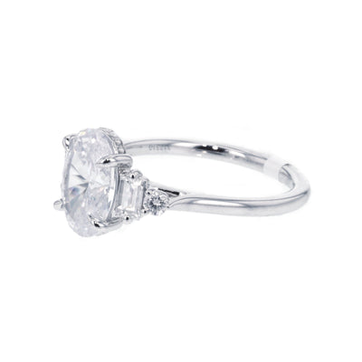 0.37 ctw Diamond Three-Stone Engagement Ring