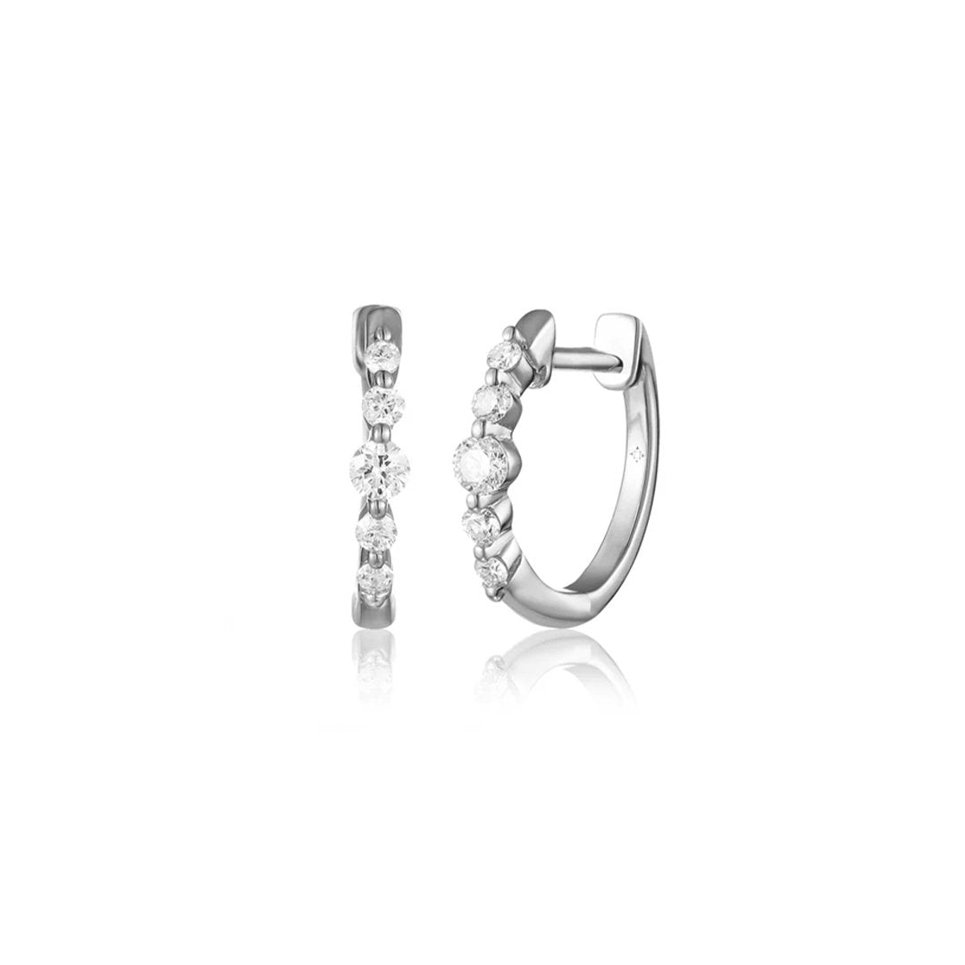 0.20 ctw Diamond Huggie Earring