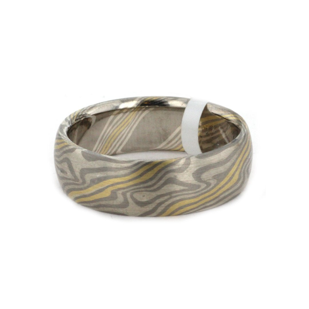 7MM Mokume Gane Band
