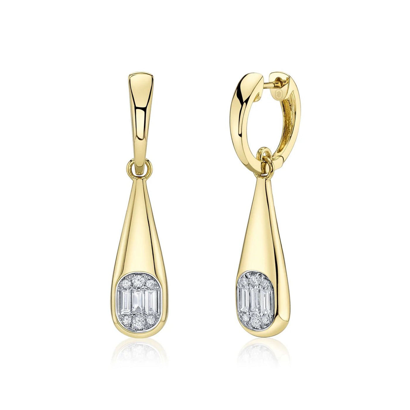 0.40 ctw Diamond Drop Earrings