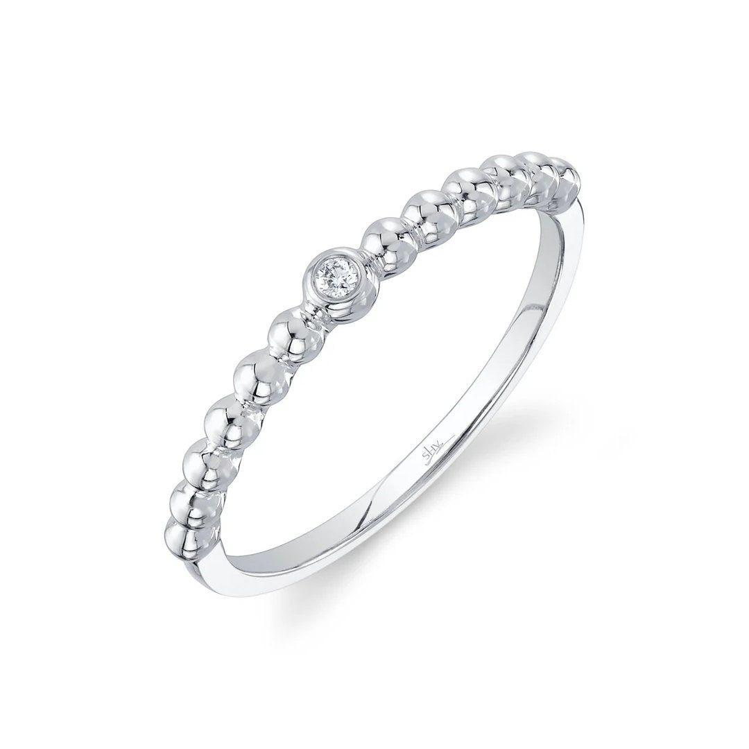 0.02 ctw Diamond Bead Band