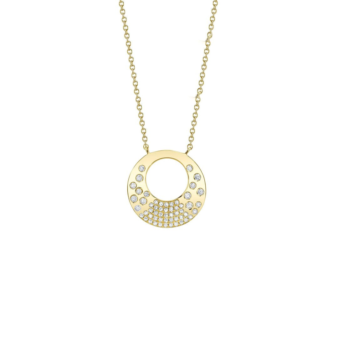 0.22ctw Diamond Circle Necklace