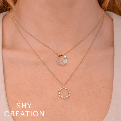 0.22ctw Diamond Circle Necklace