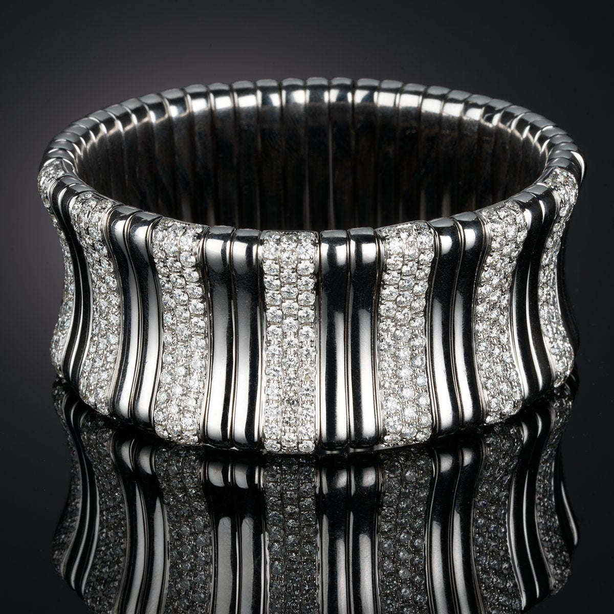 6.28 ctw Diamond Stretch Bangle Bracelet