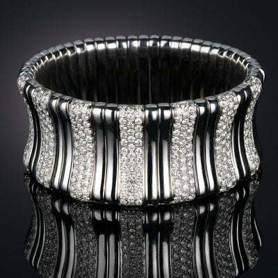 6.28 ctw Diamond Stretch Bangle Bracelet