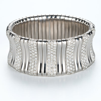 6.28 ctw Diamond Stretch Bangle Bracelet