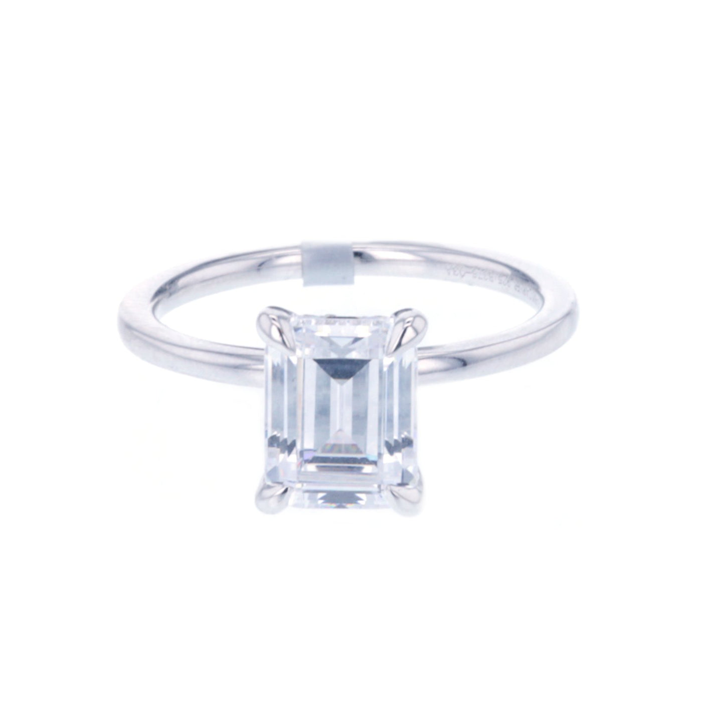 0.05 ctw Diamond Hidden Halo Engagement Ring