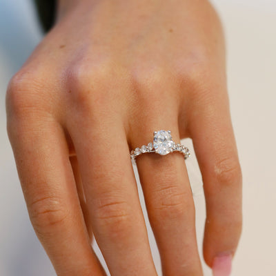 0.73 ctw Diamond Solitaire Engagement Ring