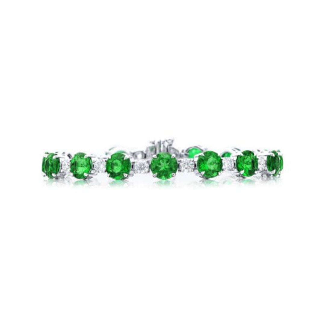 Emerald & Diamond Bracelet