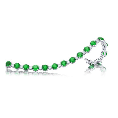 Emerald & Diamond Bracelet