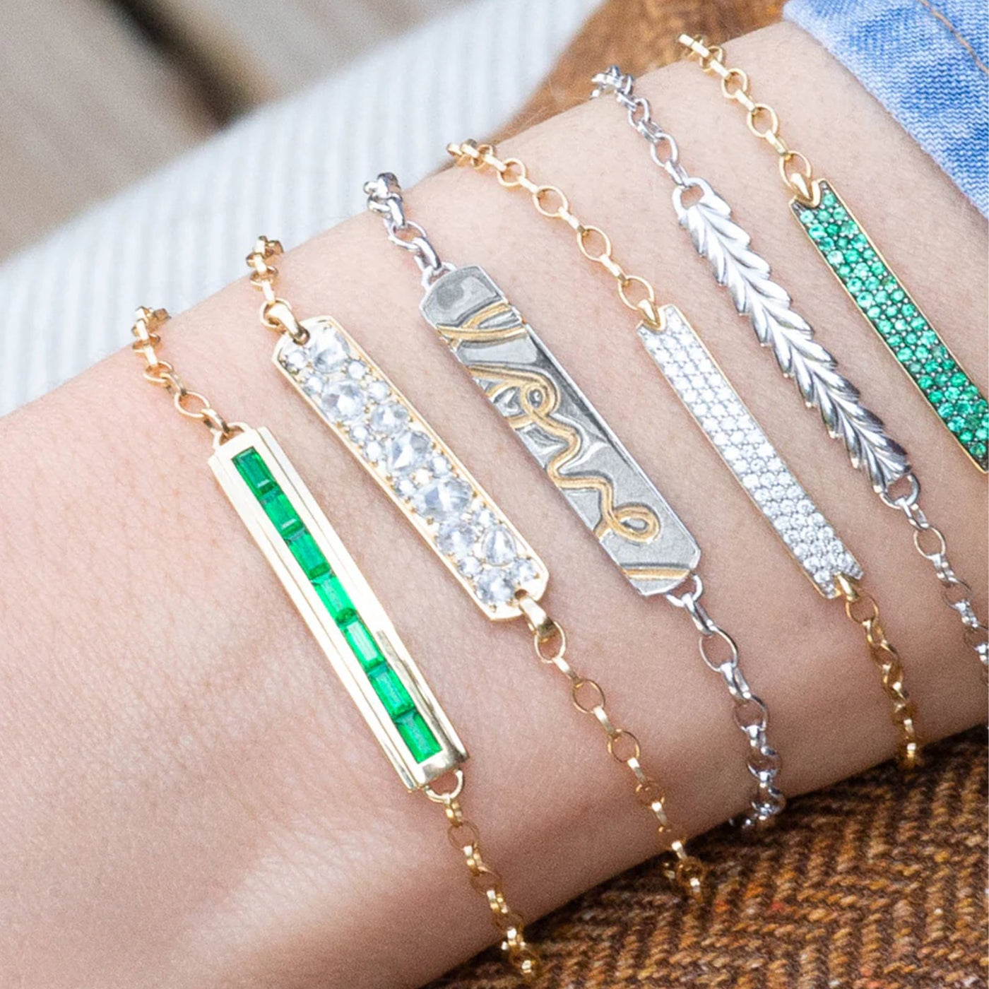 Silver Leaf "Poesy" Bracelet