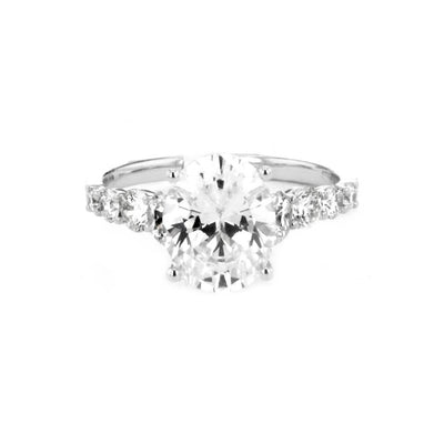 0.86 ctw Diamond Solitaire Engagement Ring