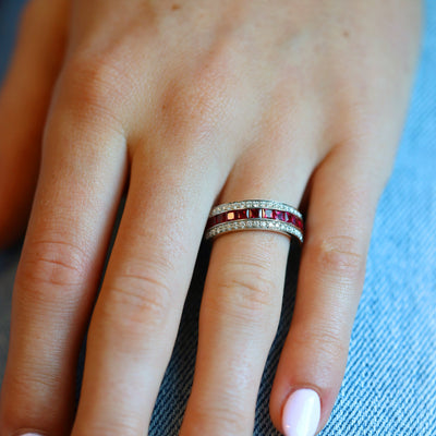 Ruby & Diamond Band