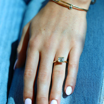 Bezel Solitaire Engagement Ring