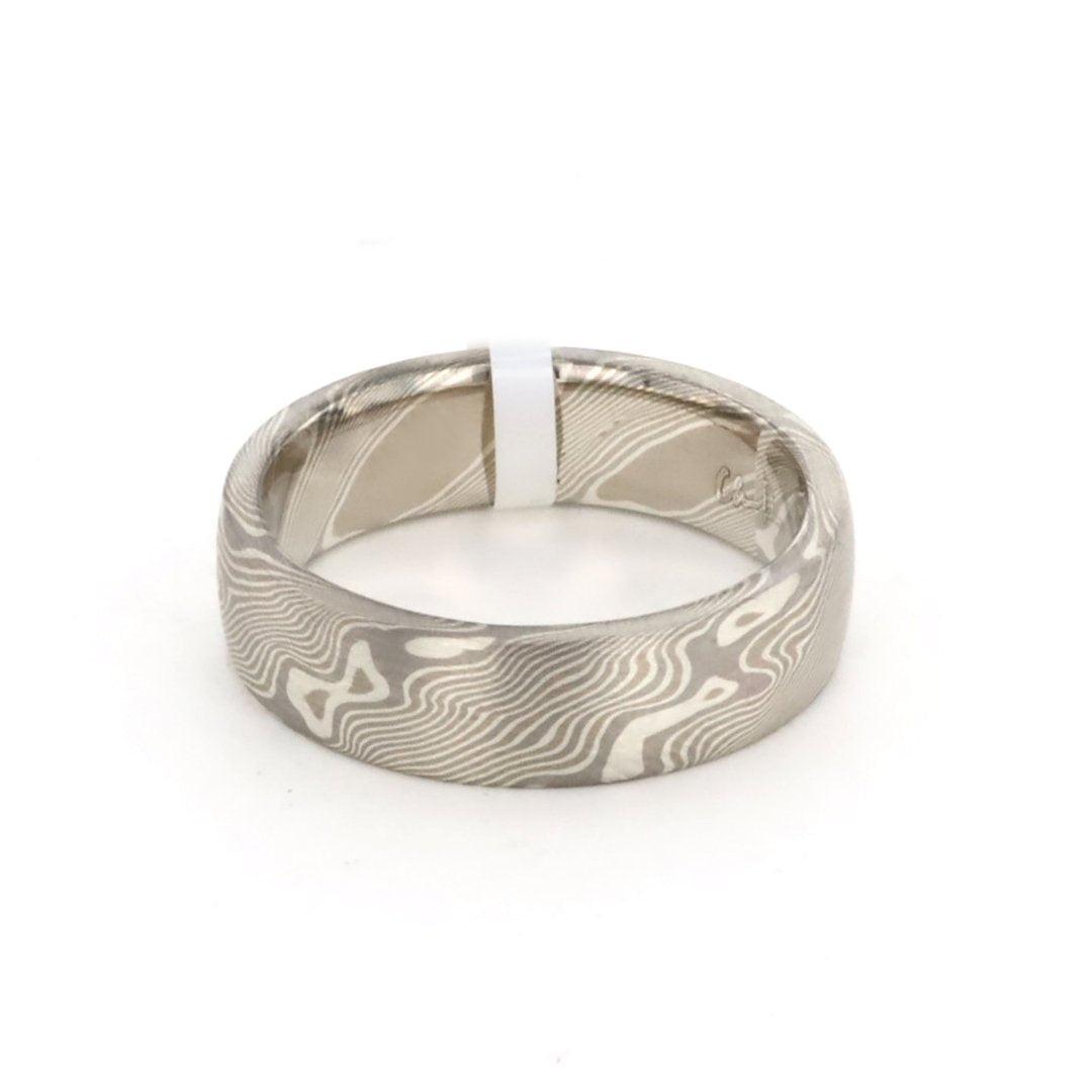 6MM Mokume Gane Band