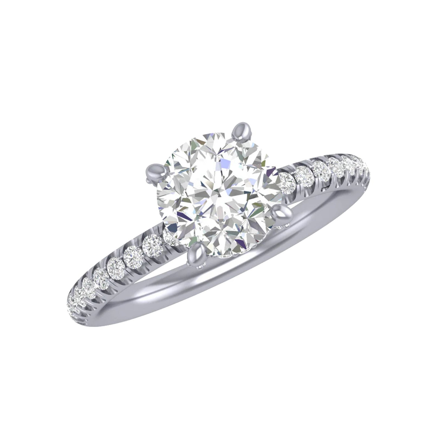 0.32 ctw Diamond Solitaire Engagement Ring