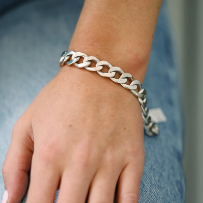 11MM 8.5" Curb Link Bracelet
