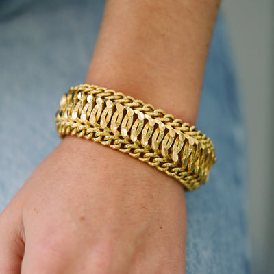 1" Wide Link Bracelet