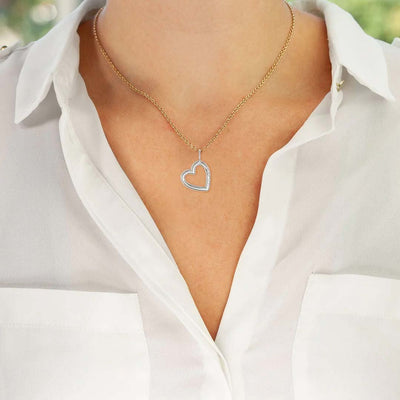 Silver Diamond Pendant