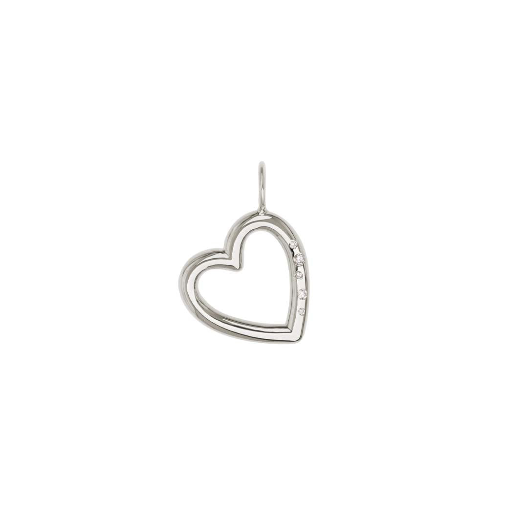 Silver Diamond Pendant