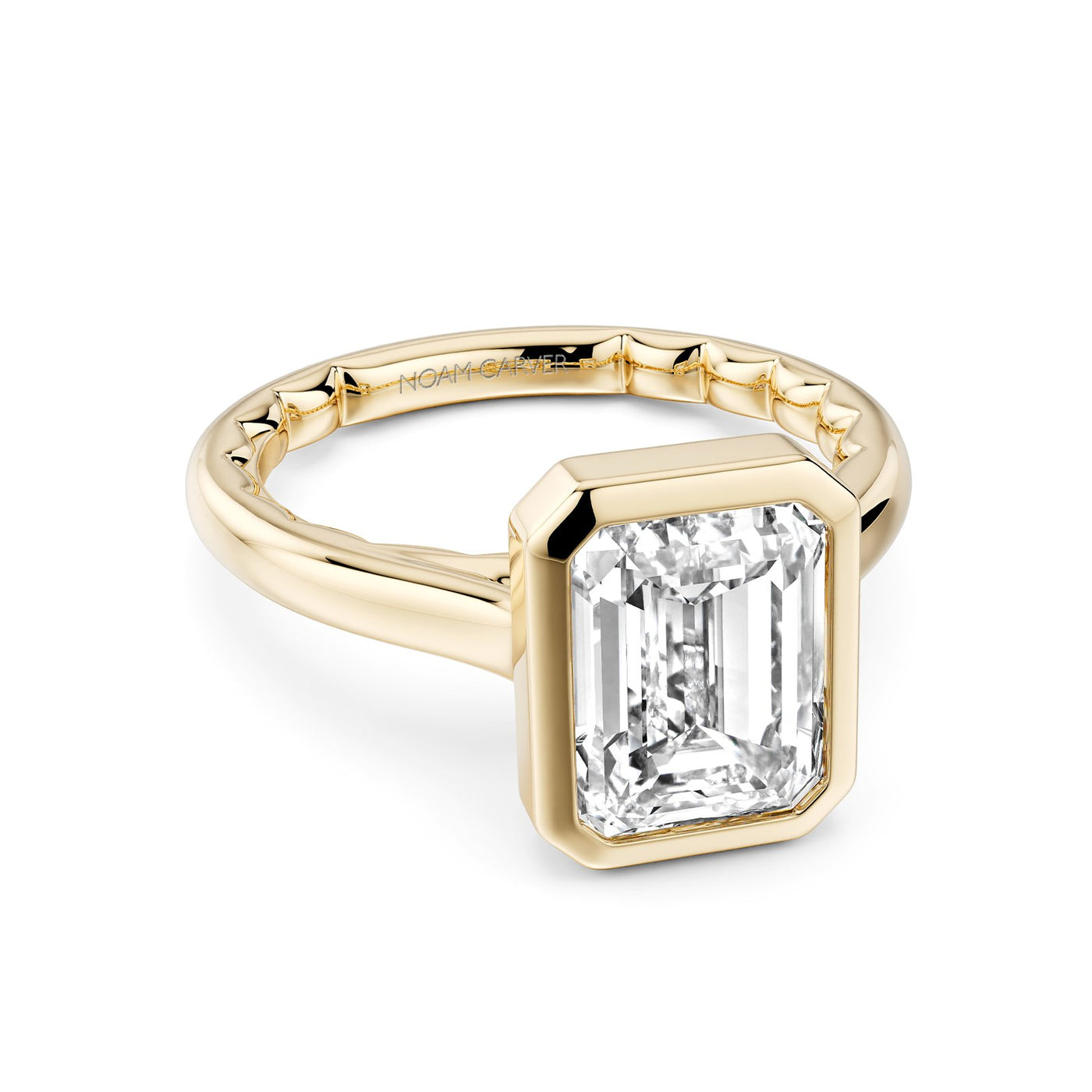 Bezel Solitaire Engagement Ring