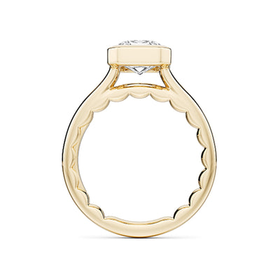 Bezel Solitaire Engagement Ring