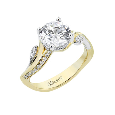 0.21 ctw Diamond Hidden Halo Engagement Ring