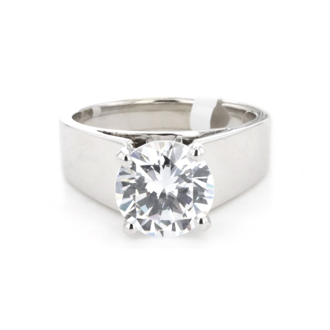 Cathedral Solitaire Engagement Ring