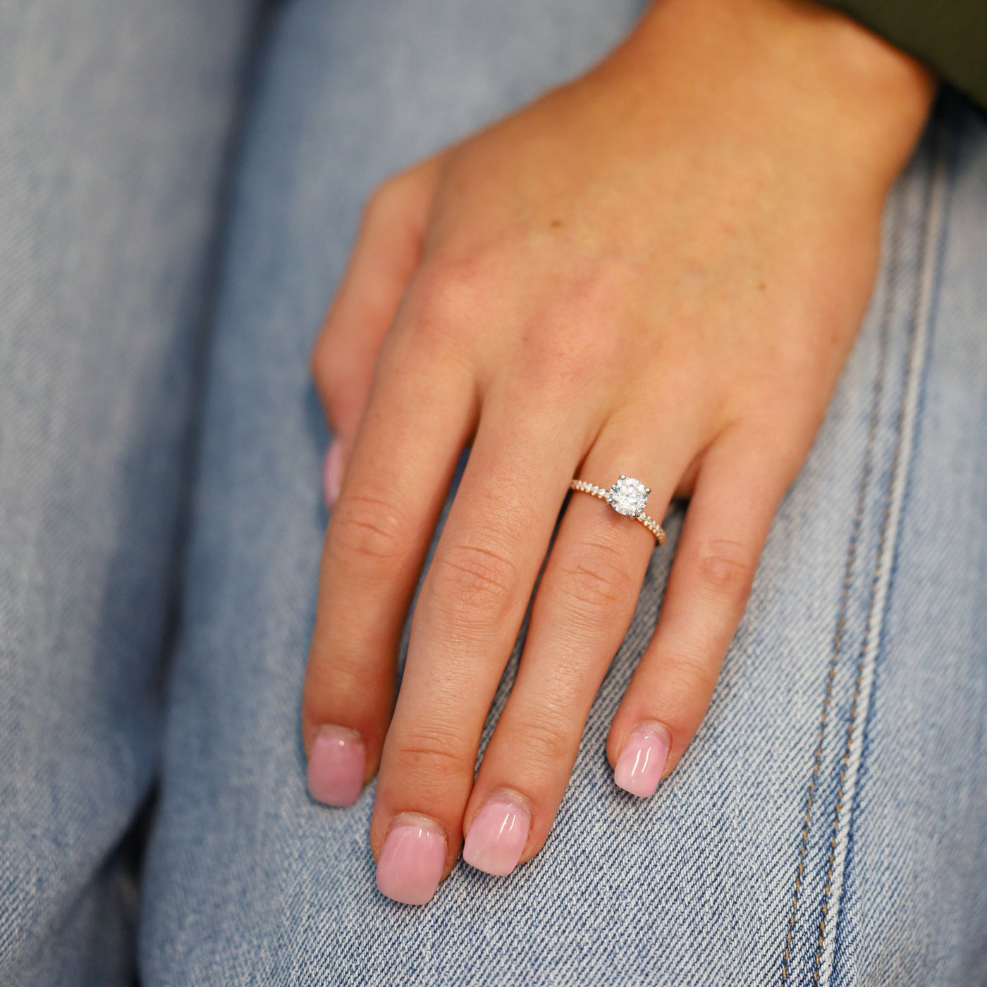 0.23 ctw Diamond Solitaire Engagement Ring