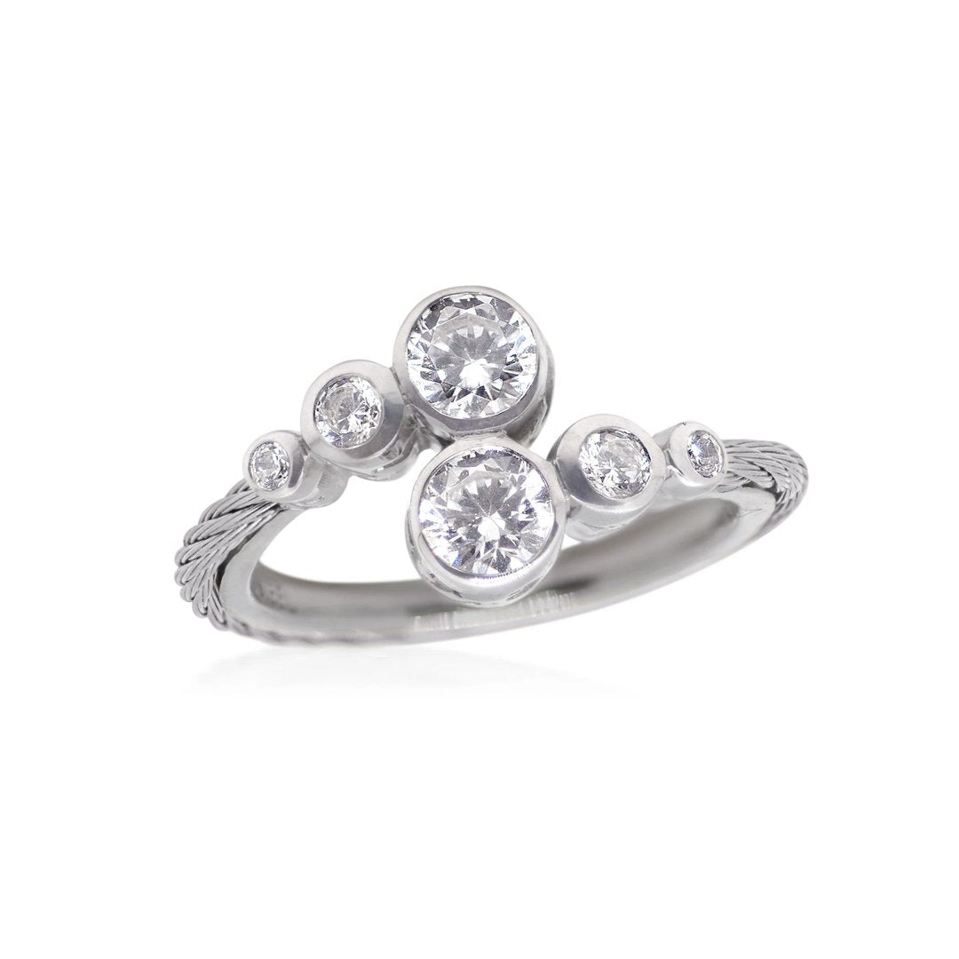 0.50 ctw Diamond Cable Ring