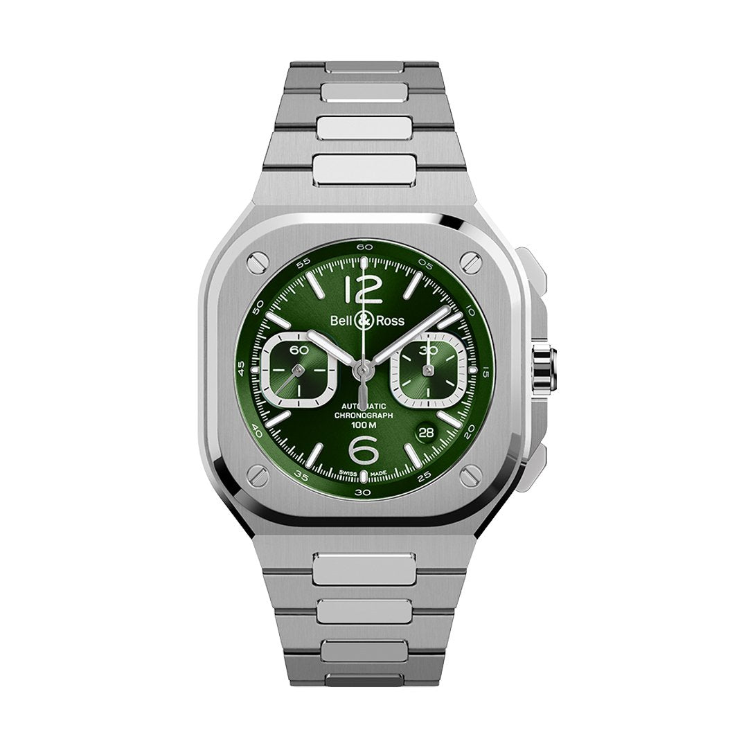 BR-05 Chrono Green Steel