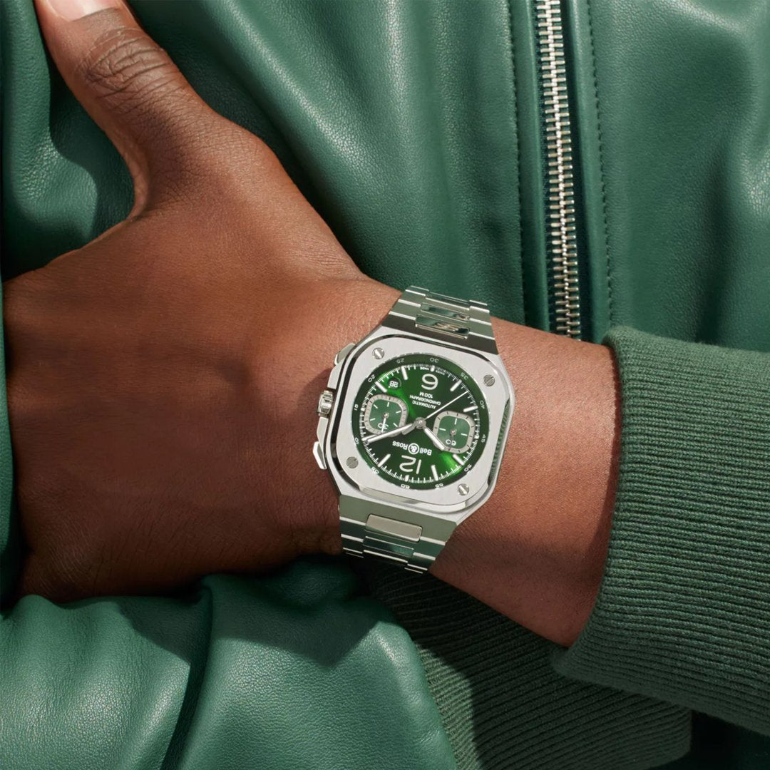 BR-05 Chrono Green Steel