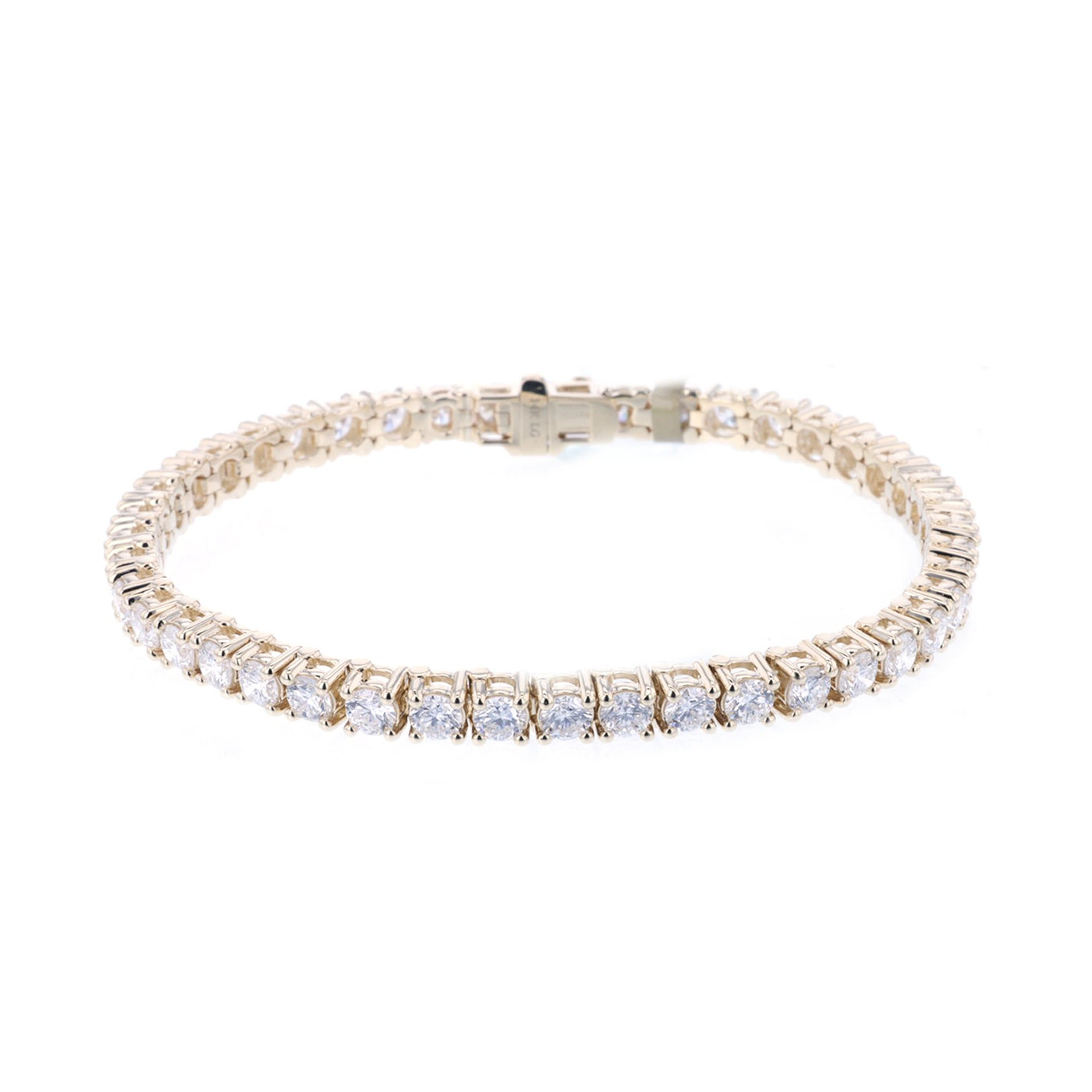 7.00 ctw Lab-Grown Diamond Stretch Bracelet