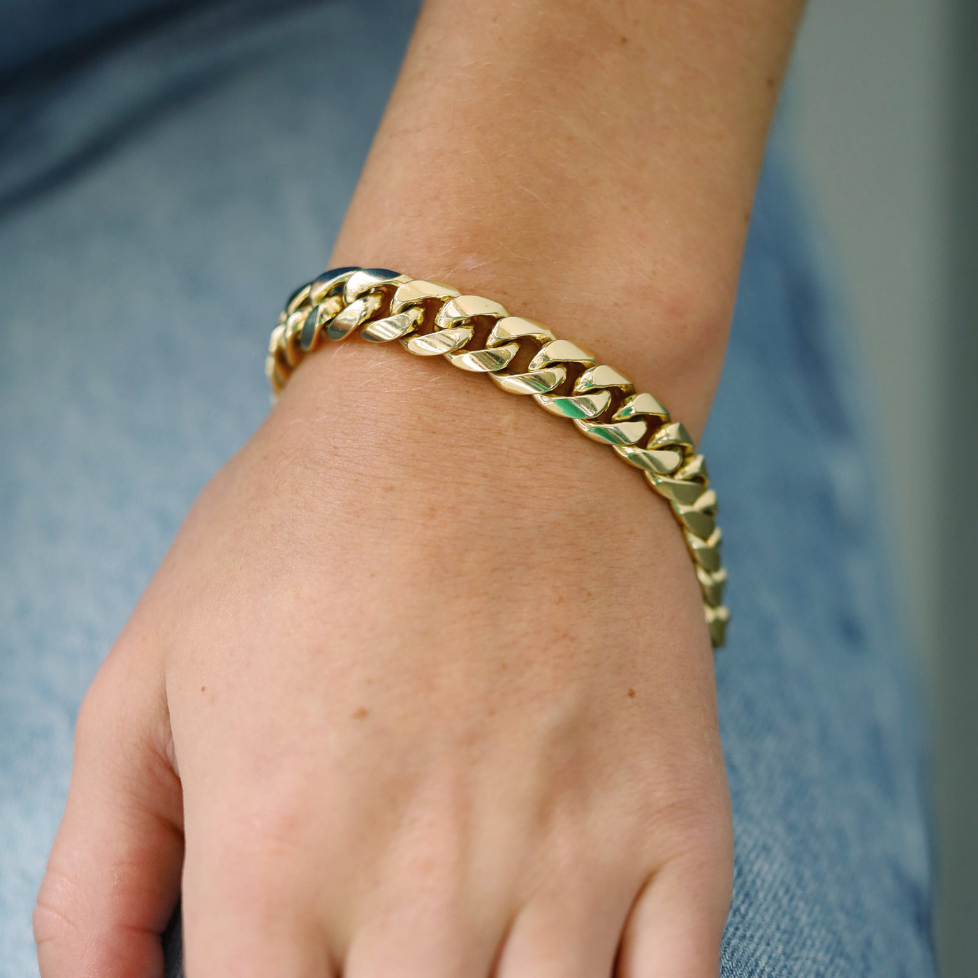 8" 10.8MM Curb Link Bracelet