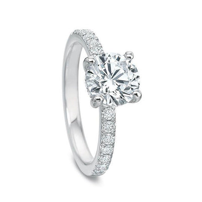 0.23 ctw Diamond Solitaire Engagement Ring