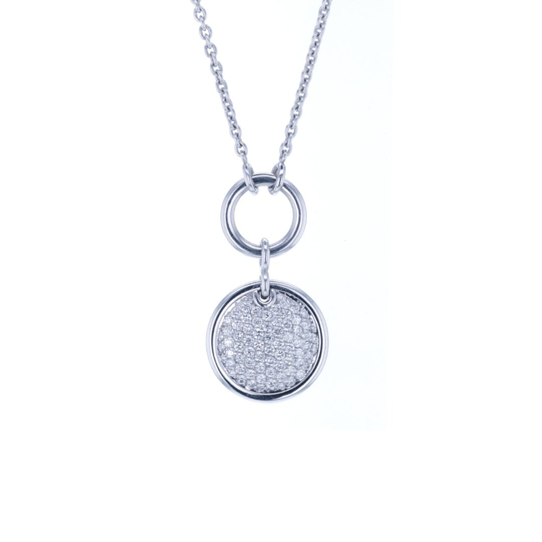 16" 0.91 ctw Diamond Pendant Necklace