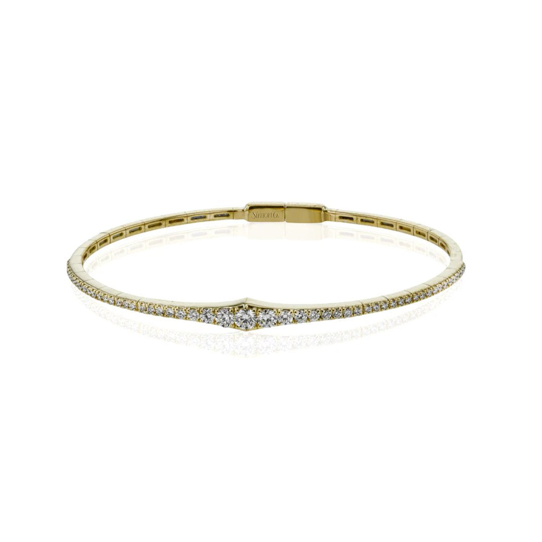 0.90 ctw Diamond Bangle Bracelet