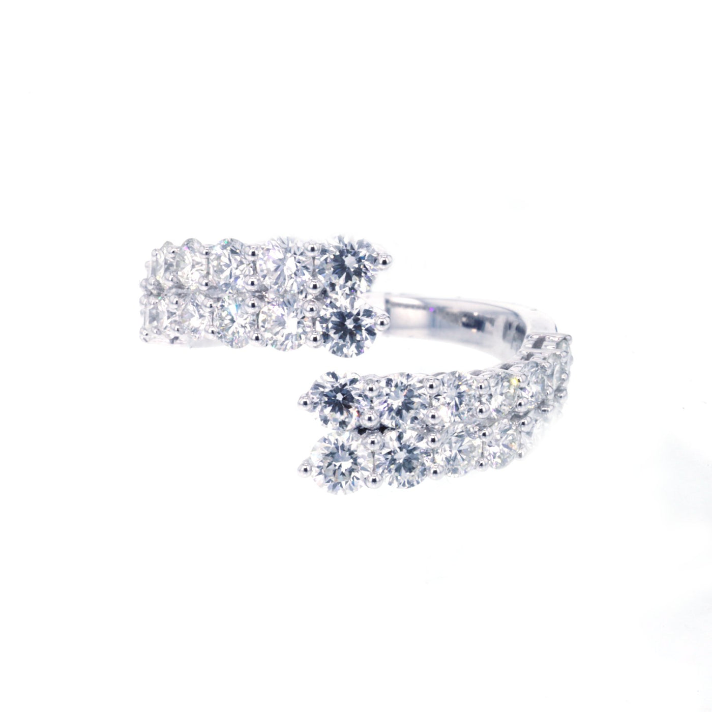 2.00 ctw Diamond By-pass Ring