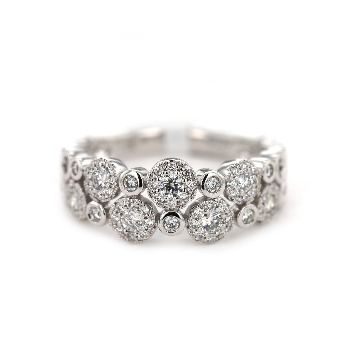 0.50 ctw Diamond 2-Row Band