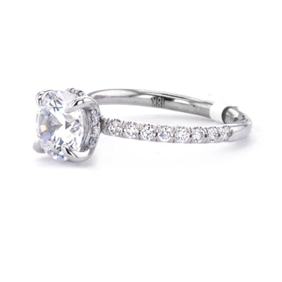 0.40 ctw Diamond Hidden Halo Engagement Ring