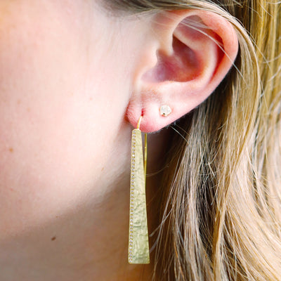 Hammered Wire Earrings