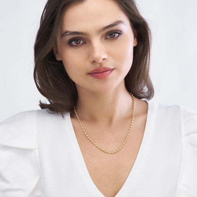 Round Bead Chain Necklace