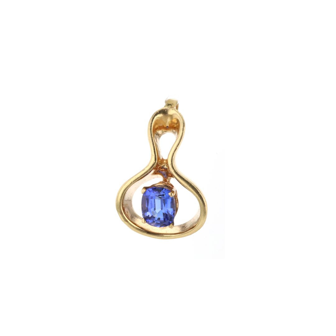 Tanzanite Looped Pendant