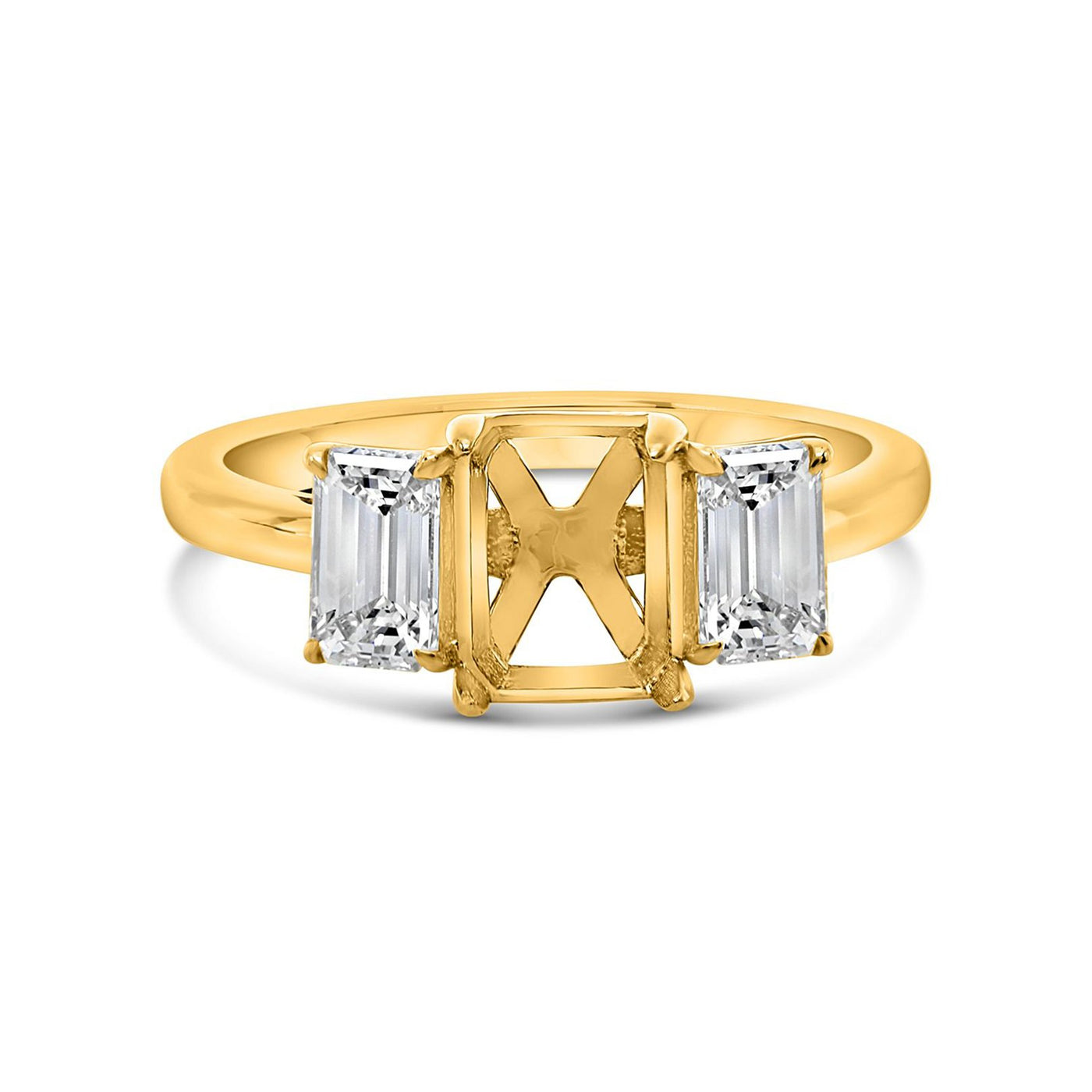 1.16 ctw Diamond Three-Stone Engagement Ring