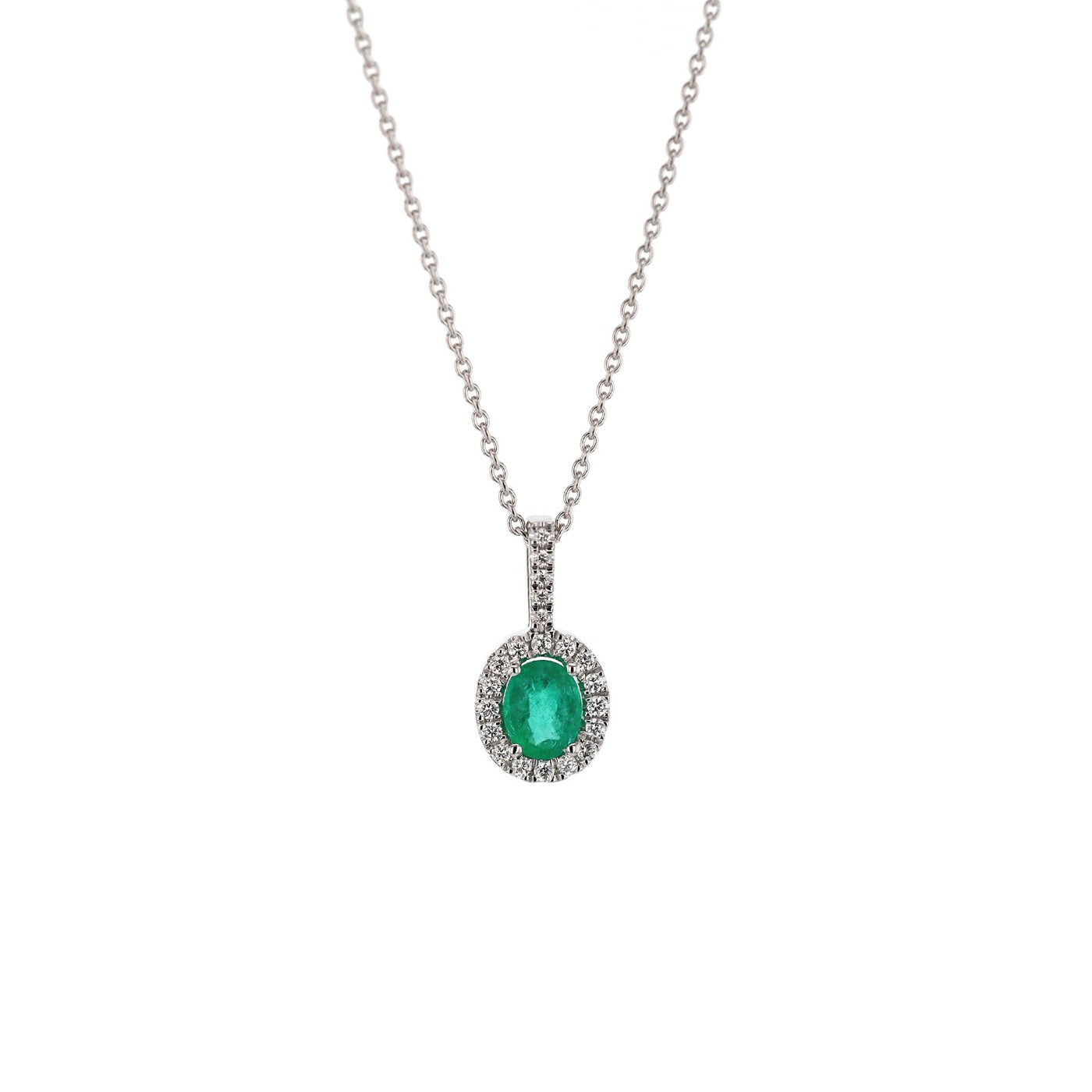 Emerald & Diamond Pendant